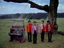 Imagen del videoclip que The Beatles grabó para la promoción de su canción "Strawberry Fields Forever"